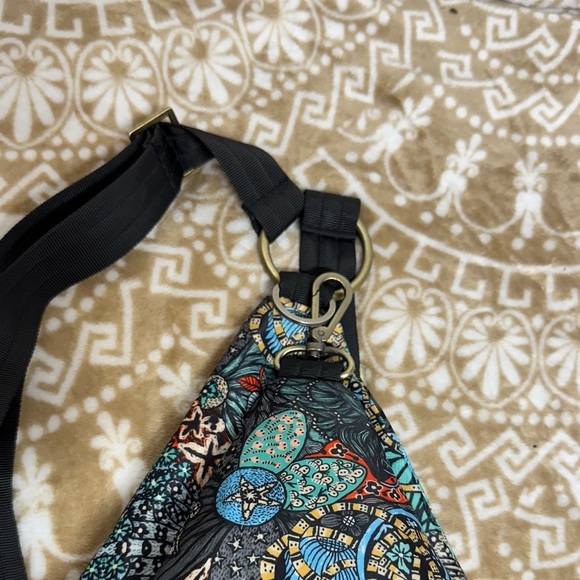 Artistic Patterned Backpack with Black Straps main image 7